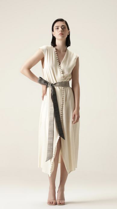 zey beige cardi dress