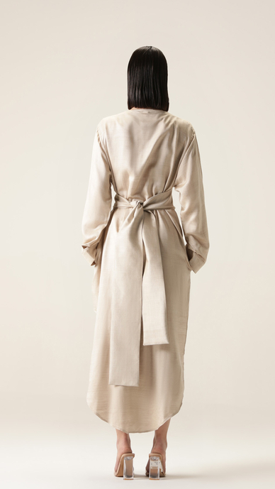 beige sandstorm dress