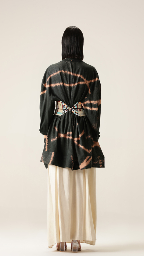 landscape beaded belt